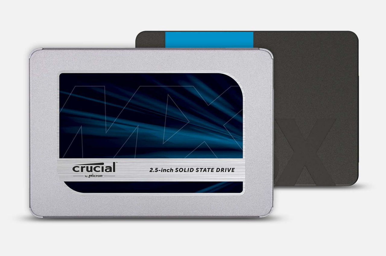Crucial MX500 1TB 3D NAND SATA 2.5-inch 7mm (with 9.5mm adapter 
